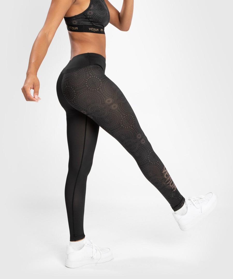 venum women santa muerte dark side - legginsit - mustaruskea