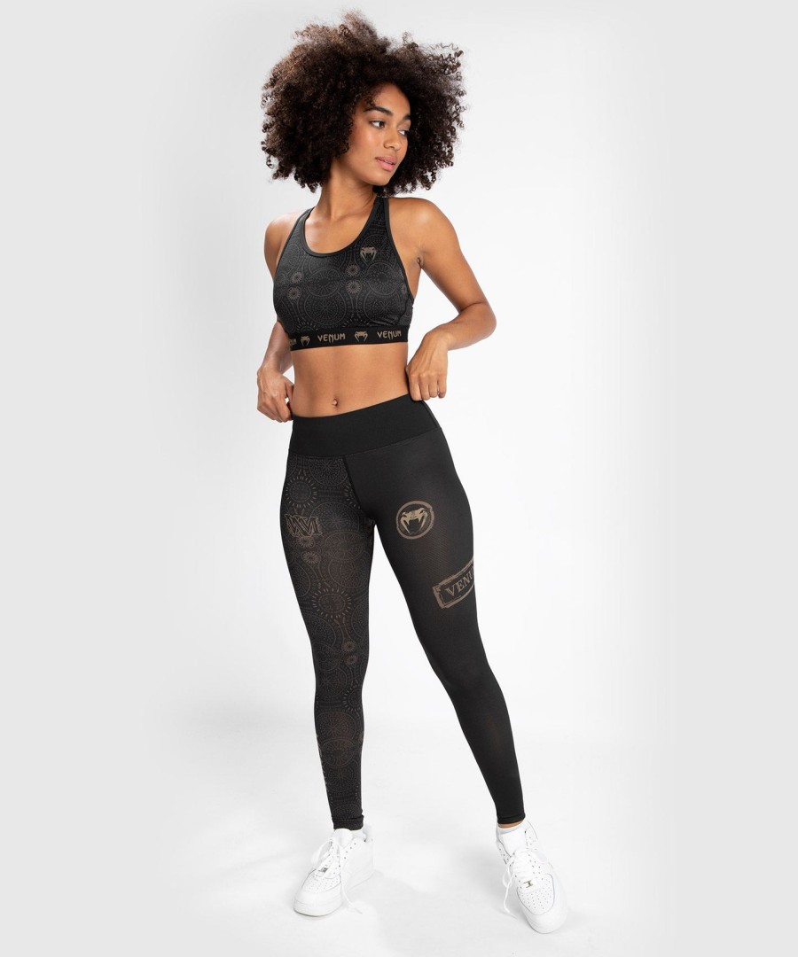 venum women santa muerte dark side - legginsit - mustaruskea
