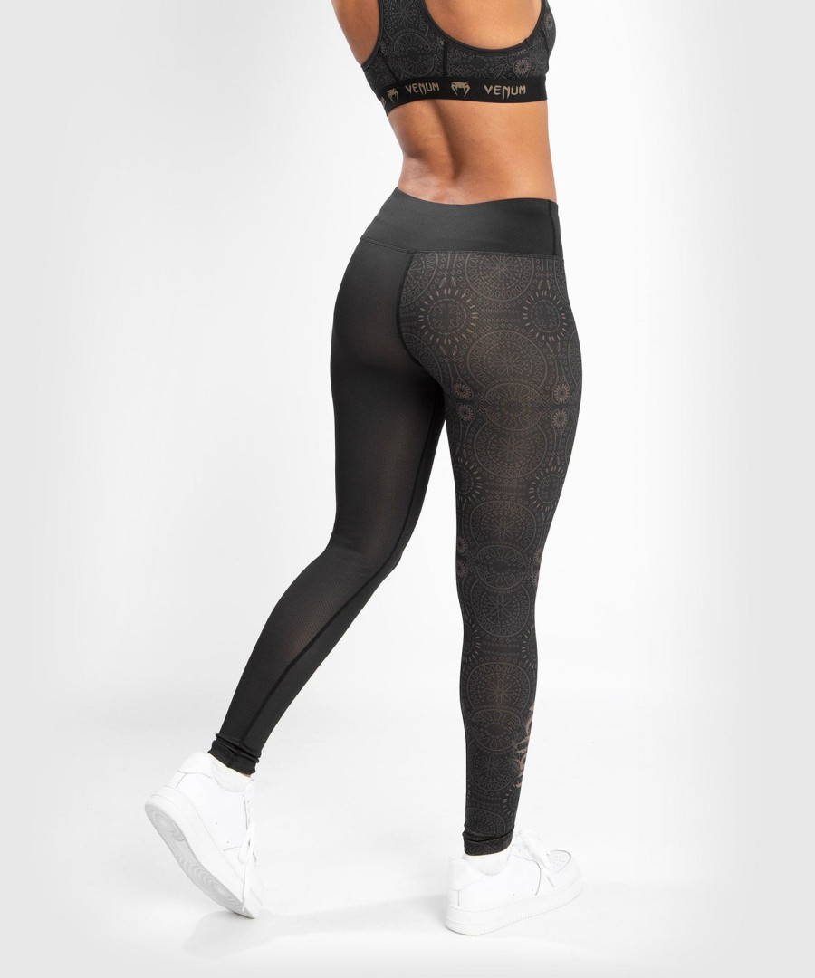 venum women santa muerte dark side - legginsit - mustaruskea