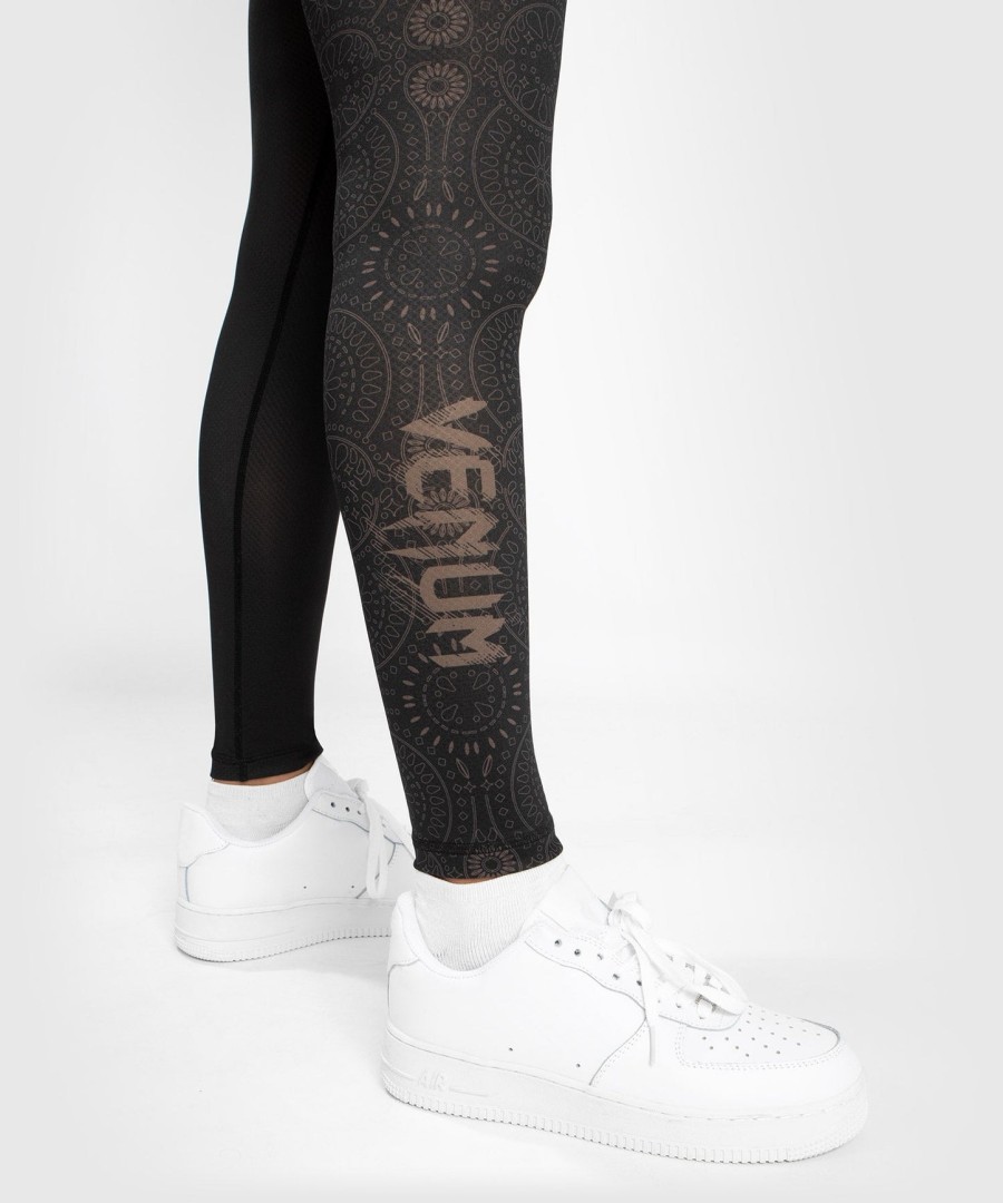venum women santa muerte dark side - legginsit - mustaruskea