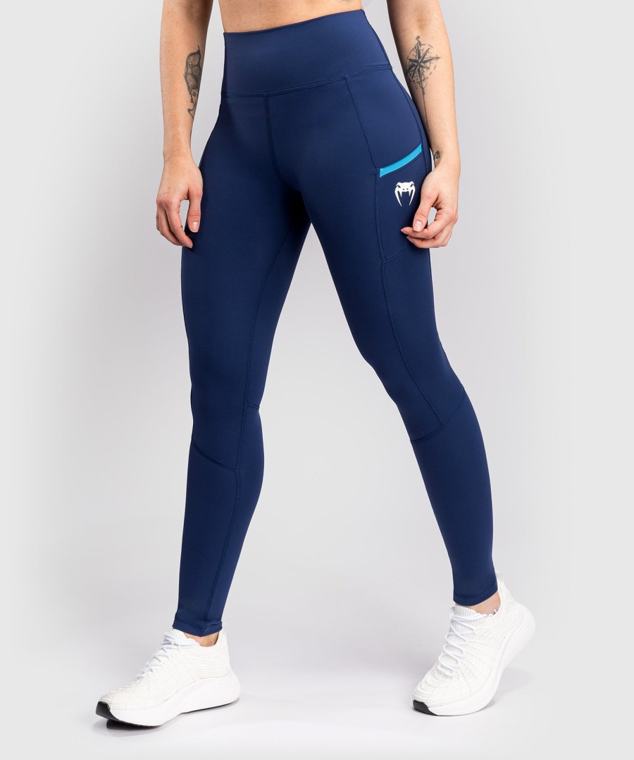 venum x top rank original naisten täyspitkät leggingsit - laivastonsininen