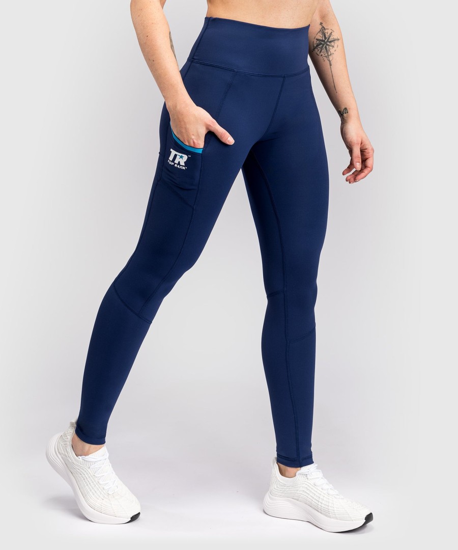 venum x top rank original naisten täyspitkät leggingsit - laivastonsininen