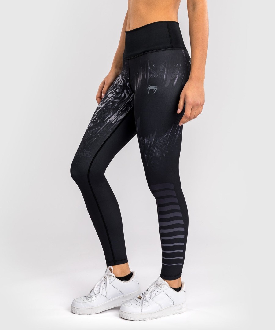 venum tiger naisten legginsit - mustahopea
