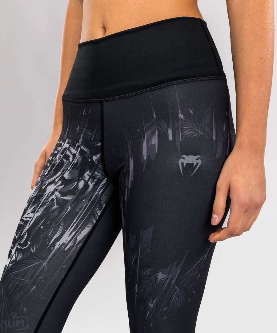 venum tiger naisten legginsit - mustahopea