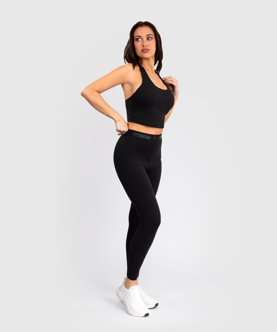 venum elevate naisten leggingsit - mustat
