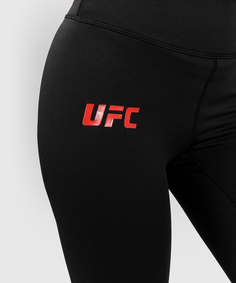 ufc adrenaline by venum fight week naisten tightsit - musta