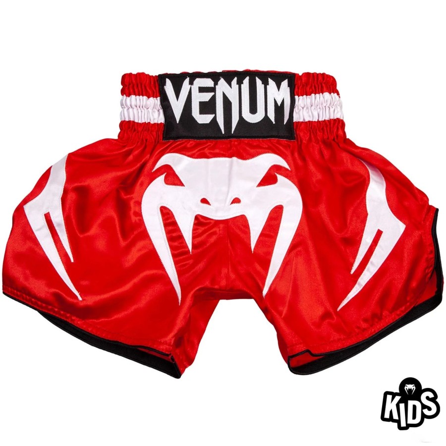 venum bangkok inferno lasten muay thai shortsit - punainenvalkoinen
