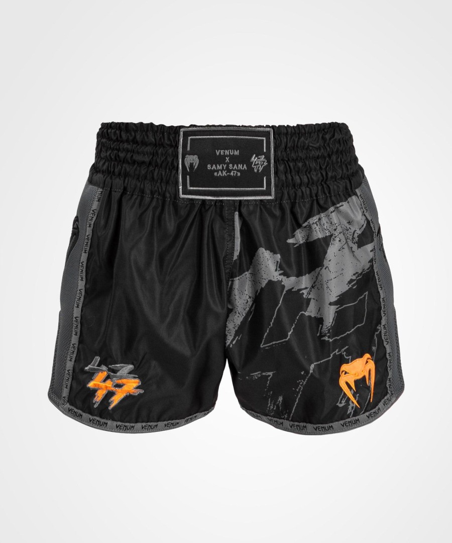 venum s47 muay thaï short - mustaoranssi