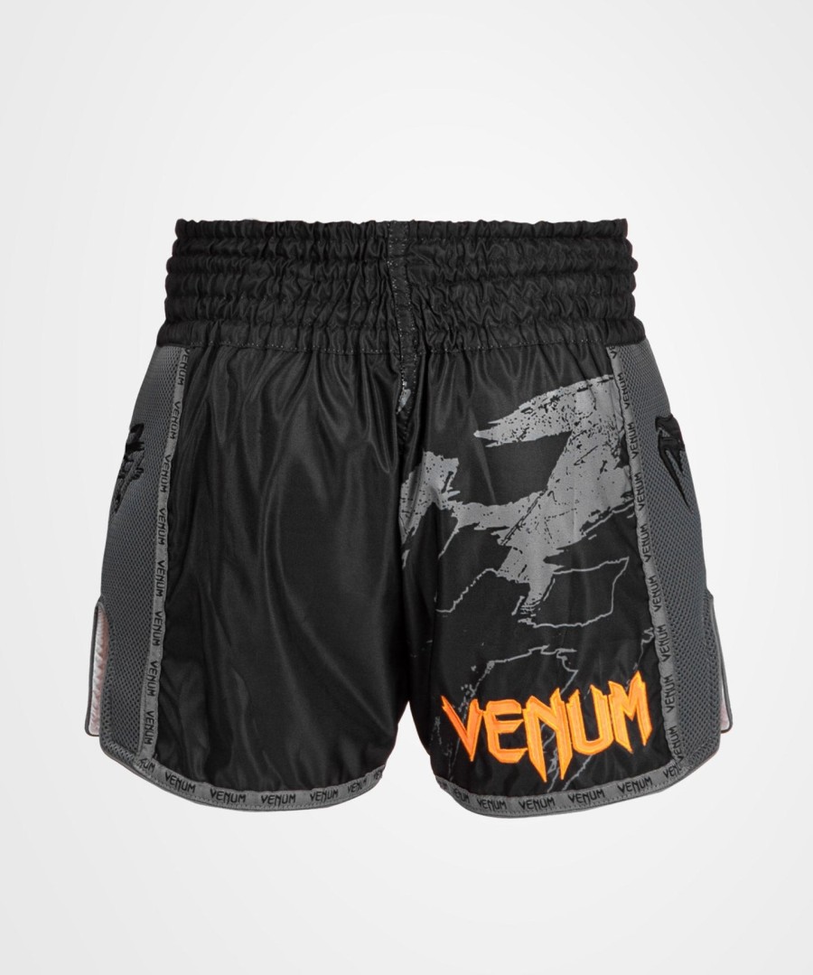 venum s47 muay thaï short - mustaoranssi