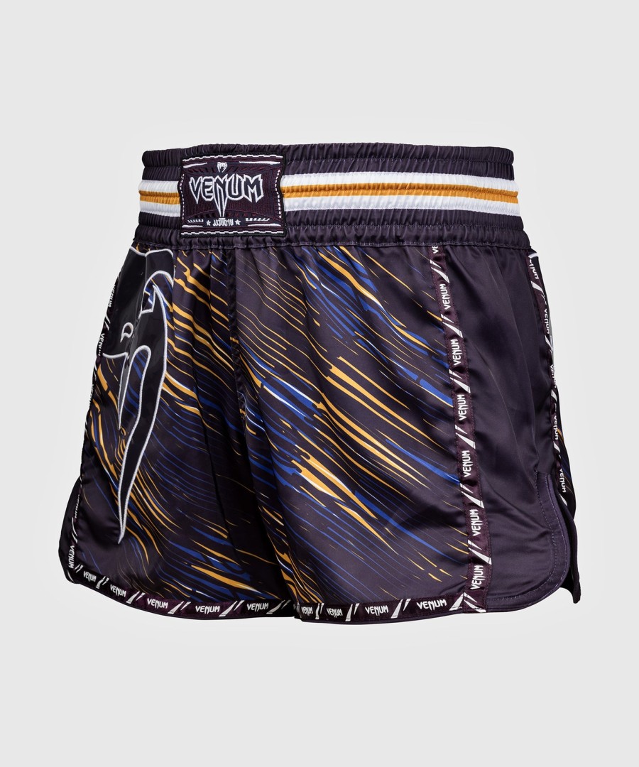 venum giant muay thai -shortsit - tummanvioletti