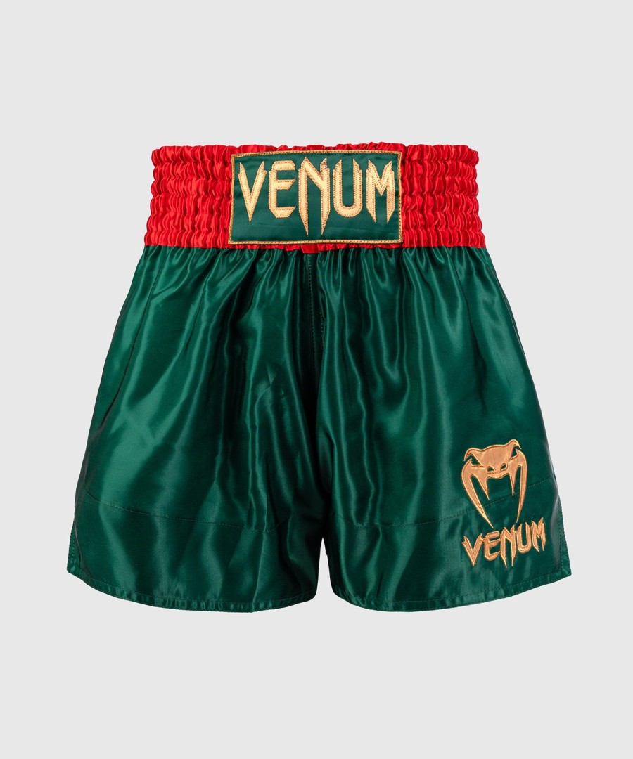 venum classic muay thai -shortsit - syvän metsänvihreä