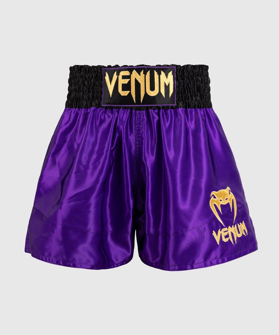 venum classic muay thai -shortsit - tummanvioletti