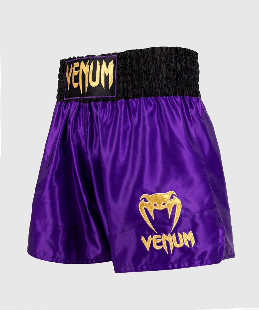 venum classic muay thai -shortsit - tummanvioletti