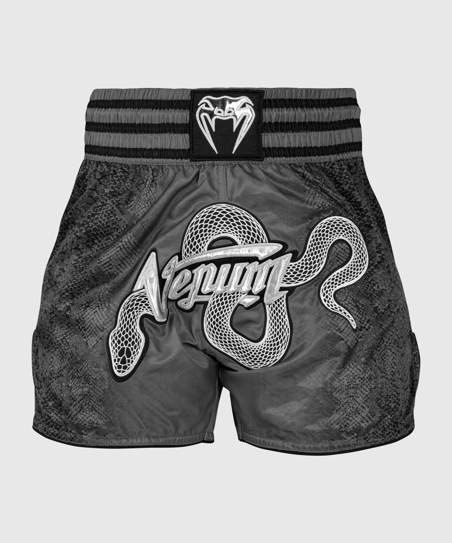 venum amazonia naisten muay thai -shortsit - tummanharmaa