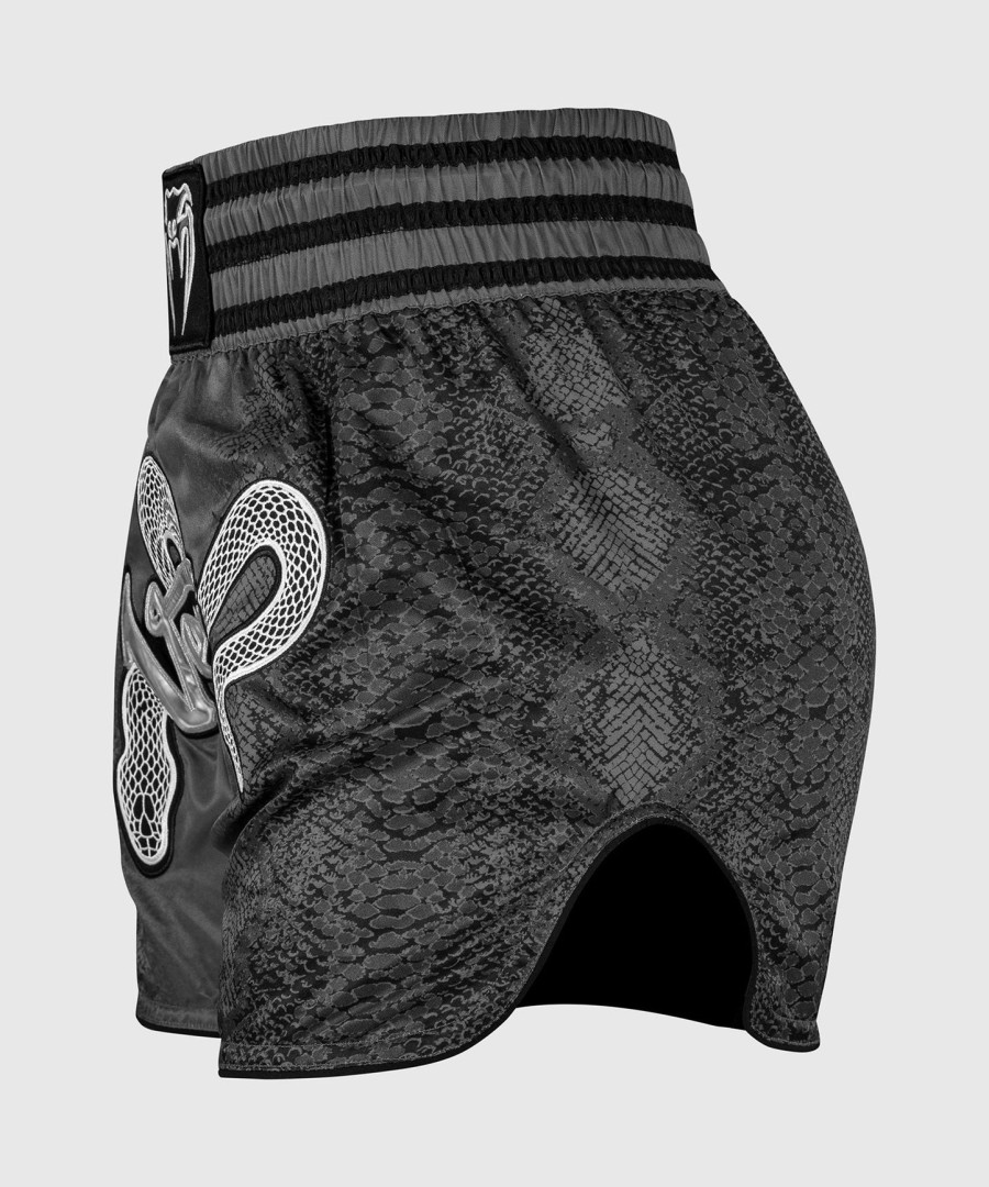 venum amazonia naisten muay thai -shortsit - tummanharmaa