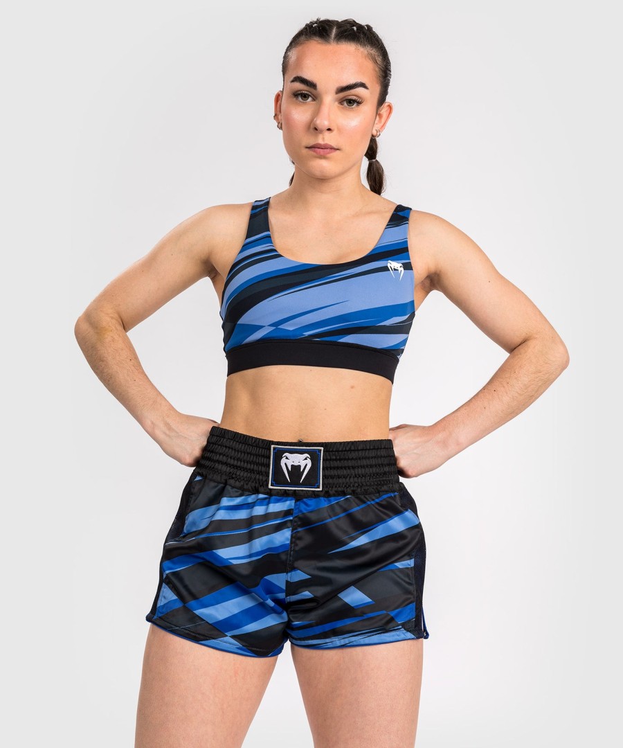 venum abyss naisten muay thai shortsit - varjonsininen