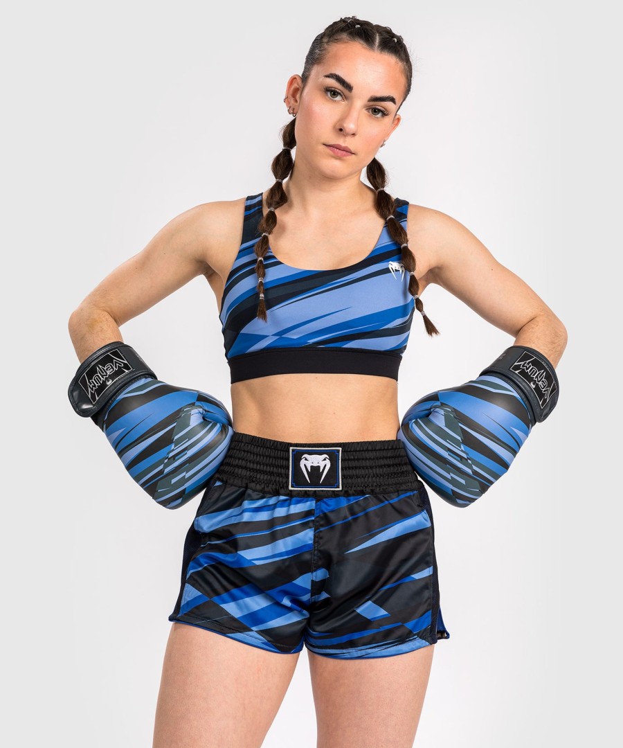 venum abyss naisten muay thai shortsit - varjonsininen