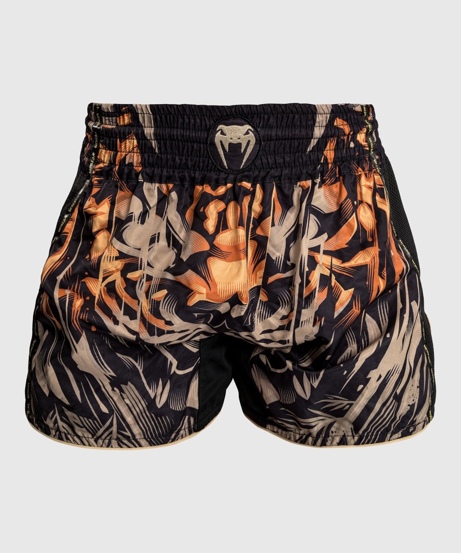 venum tiger muay thai shortsit - mustaneonoranssi