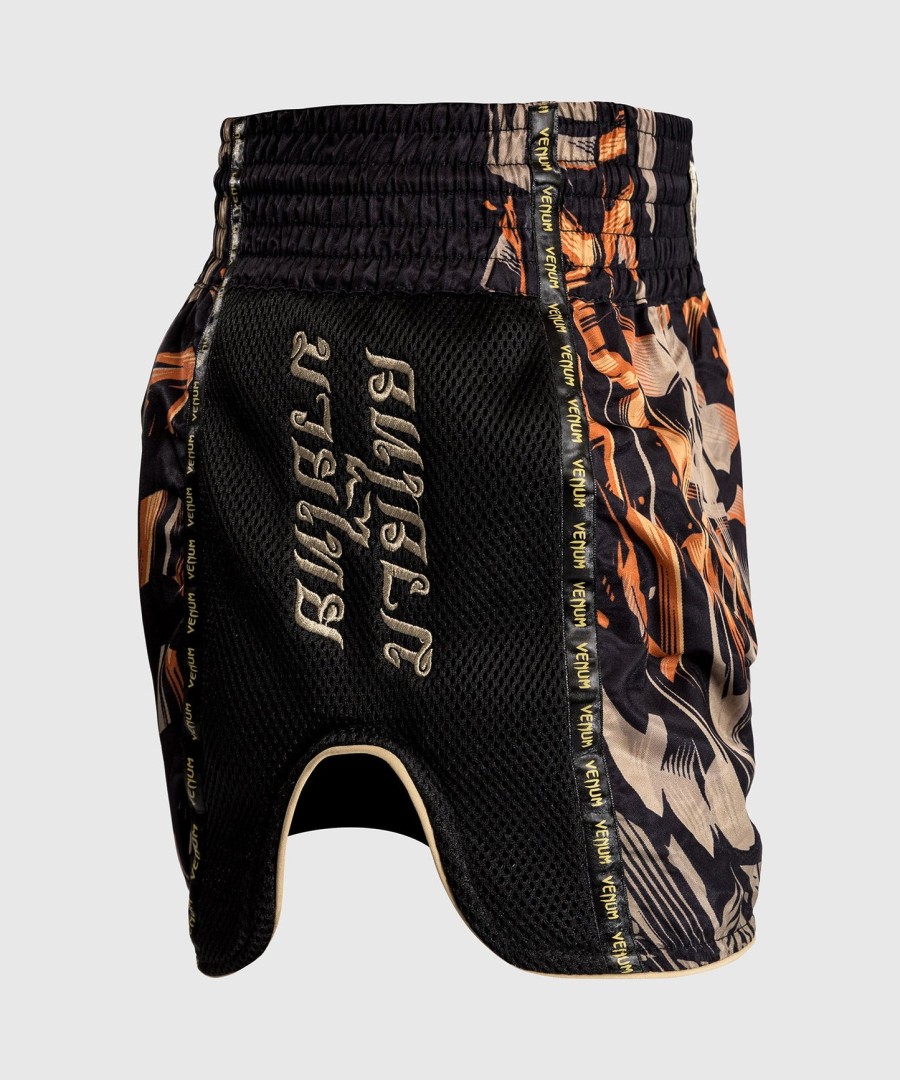 venum tiger muay thai shortsit - mustaneonoranssi