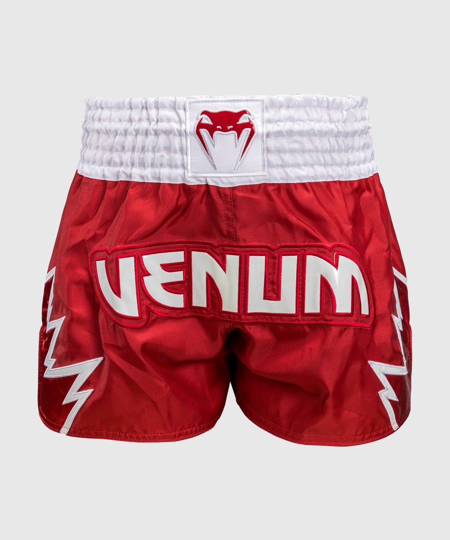 venum inferno muay thai -shortsit - punainenvalkoinen