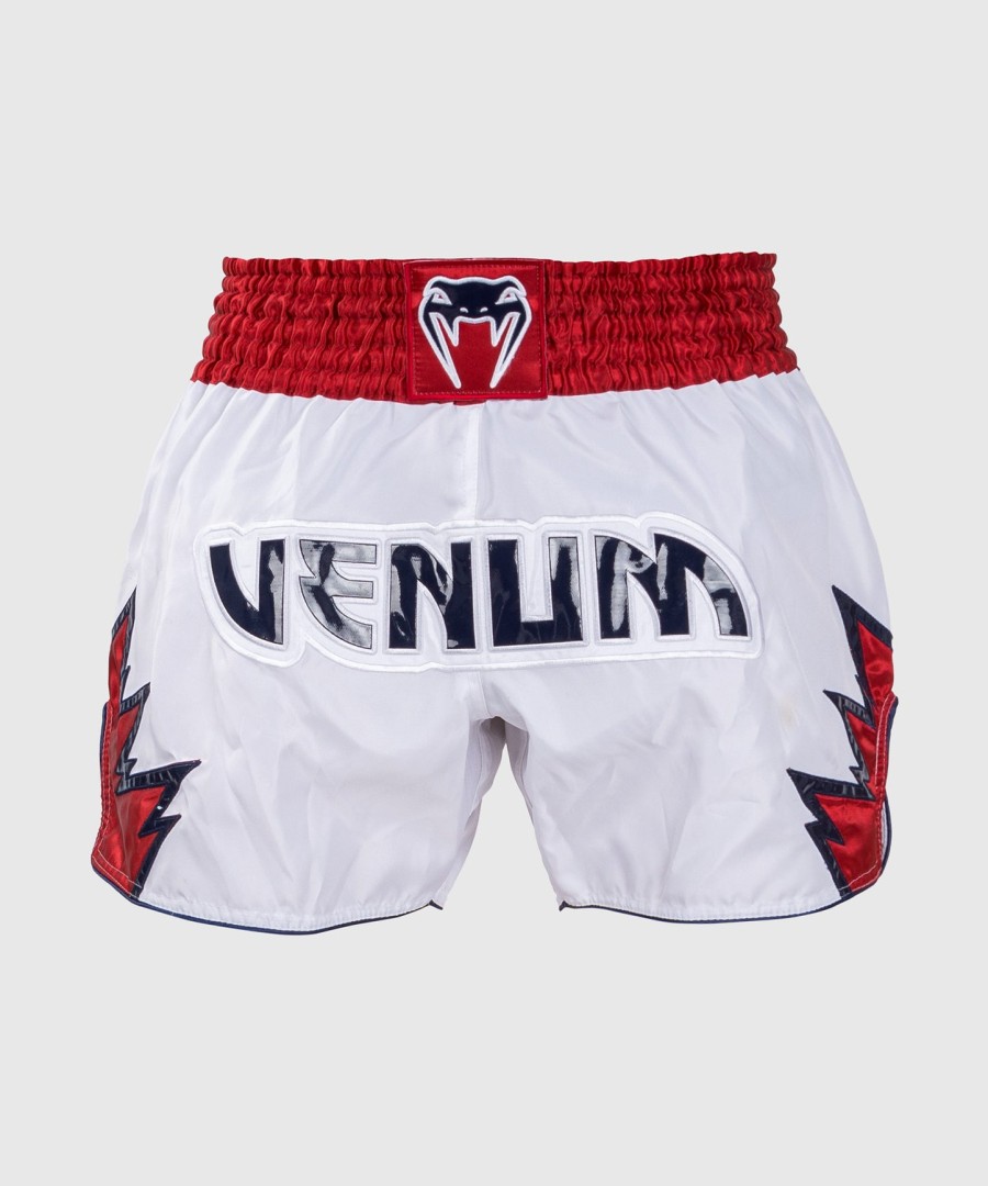 venum inferno muay thai -shortsit - valkoinenpunainen