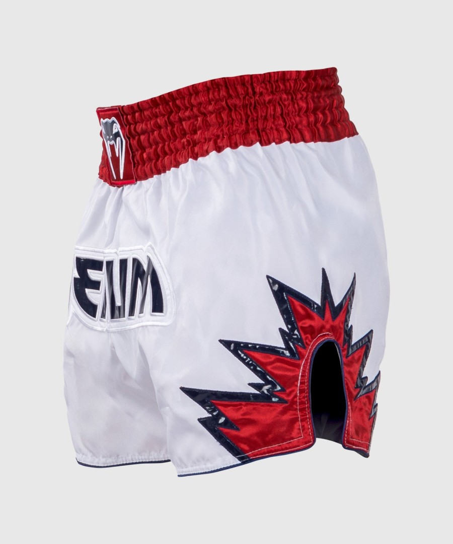 venum inferno muay thai -shortsit - valkoinenpunainen