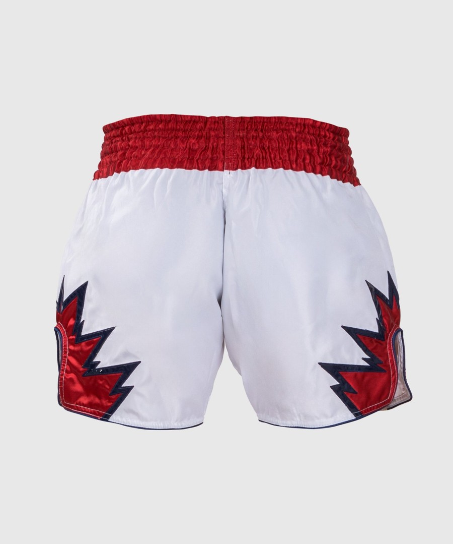 venum inferno muay thai -shortsit - valkoinenpunainen