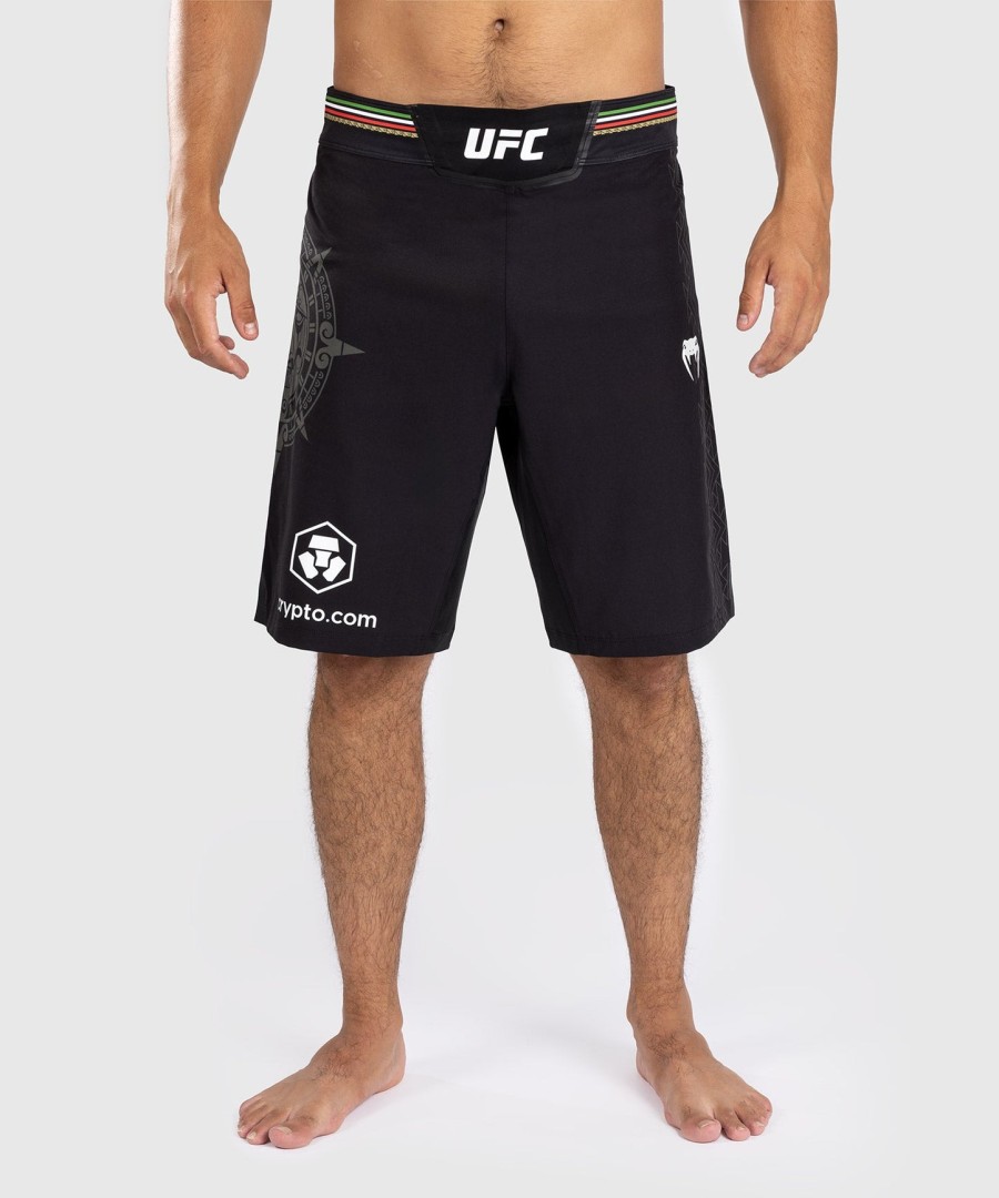 noche ufc by venum authentic fight night miesten kamppailuhousut - pitkä leikkauksella - musta