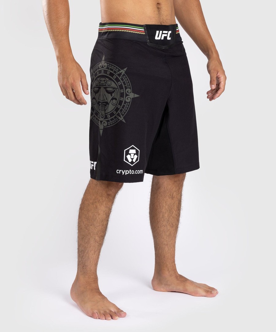 noche ufc by venum authentic fight night miesten kamppailuhousut - pitkä leikkauksella - musta