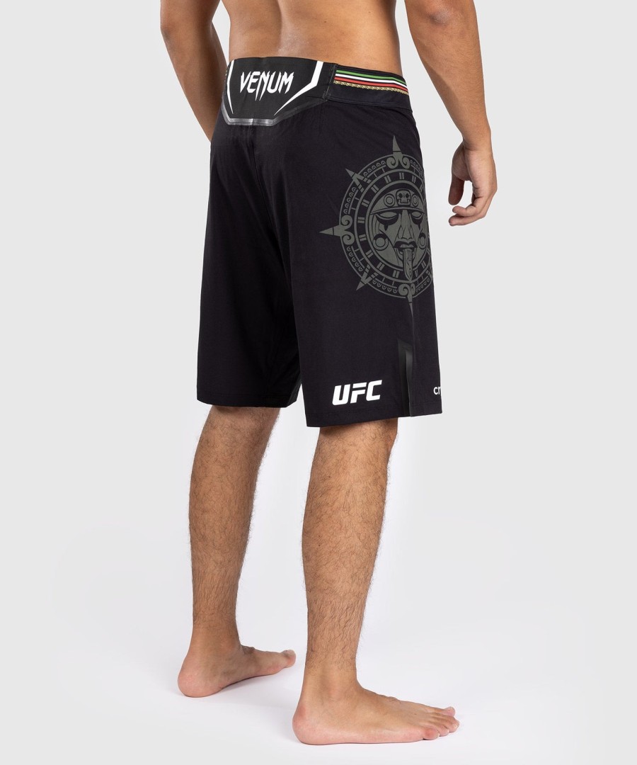noche ufc by venum authentic fight night miesten kamppailuhousut - pitkä leikkauksella - musta