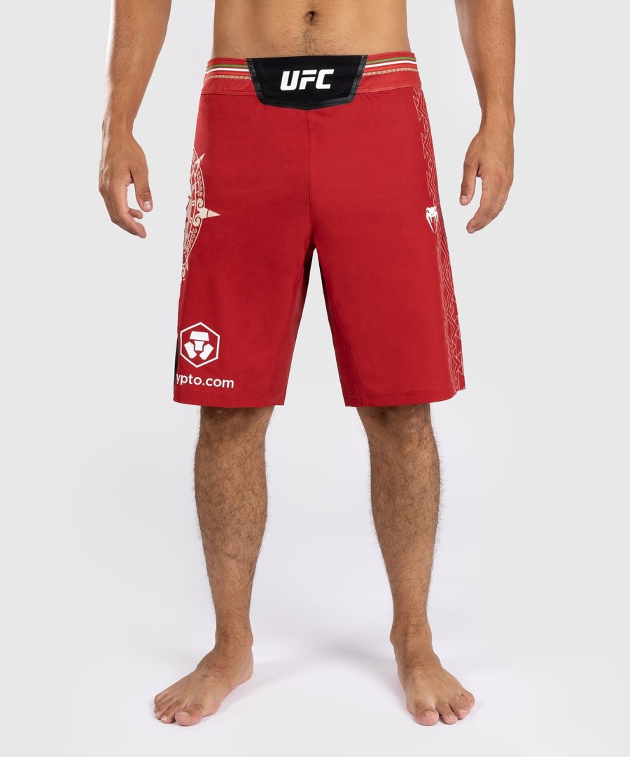 noche ufc by venum authentic fight night miesten kamppailuhousut - pitkä leikkauksella - punainen