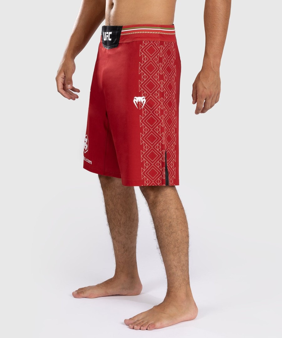 noche ufc by venum authentic fight night miesten kamppailuhousut - pitkä leikkauksella - punainen