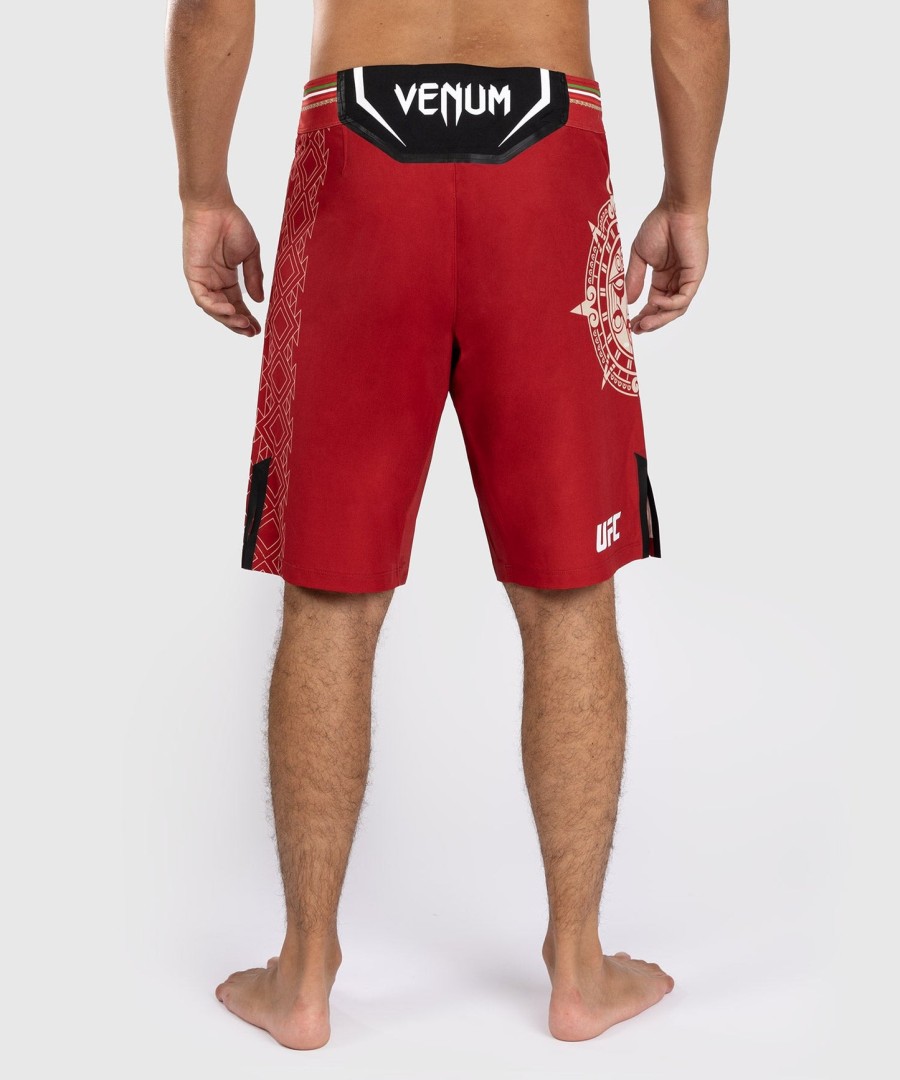 noche ufc by venum authentic fight night miesten kamppailuhousut - pitkä leikkauksella - punainen