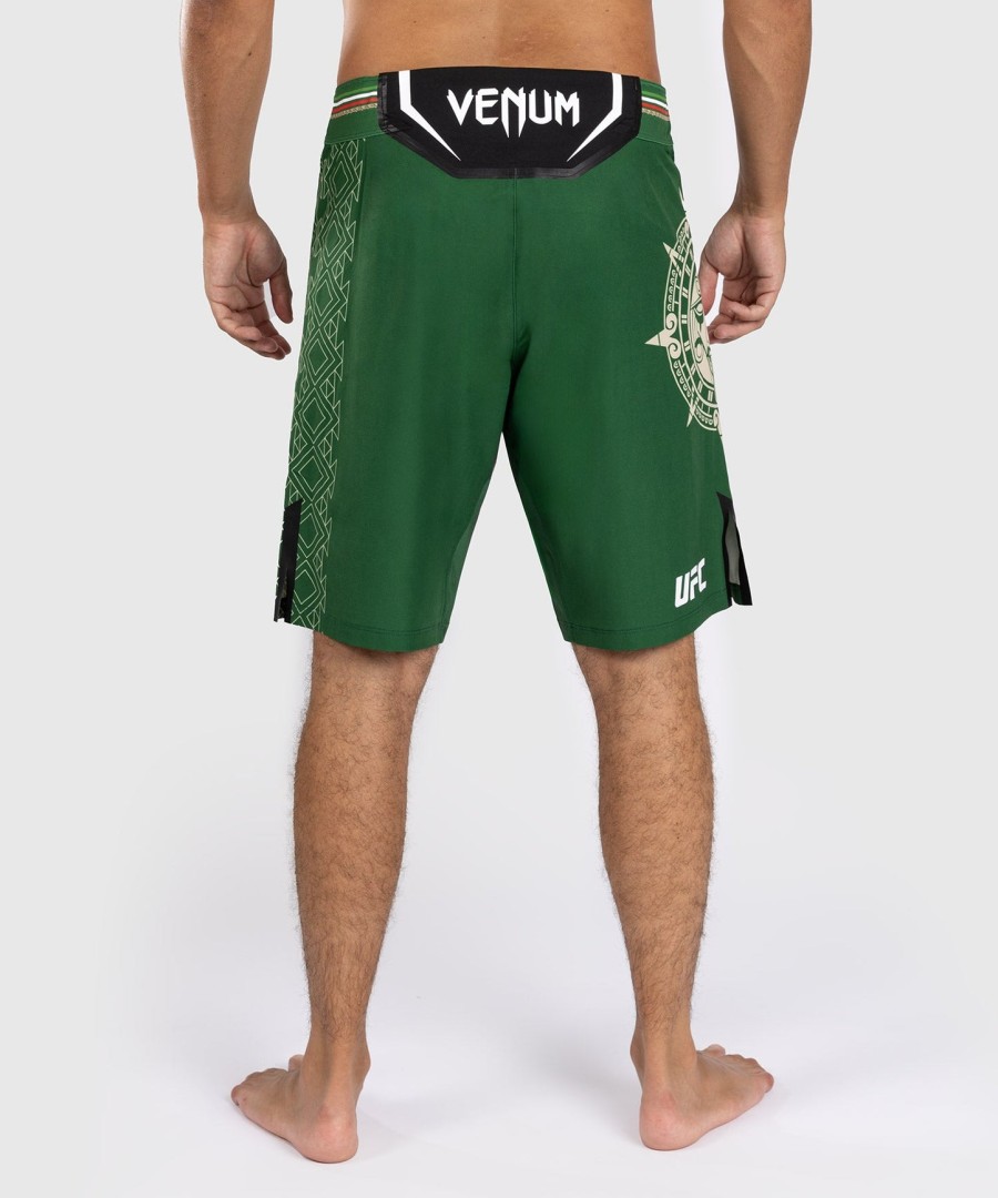 noche ufc by venum authentic fight night miesten kamppailu shortsit - pitkä leikkauksella - vihreä