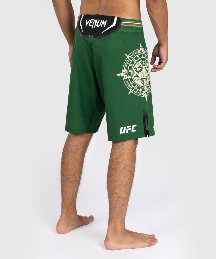 noche ufc by venum authentic fight night miesten kamppailu shortsit - pitkä leikkauksella - vihreä