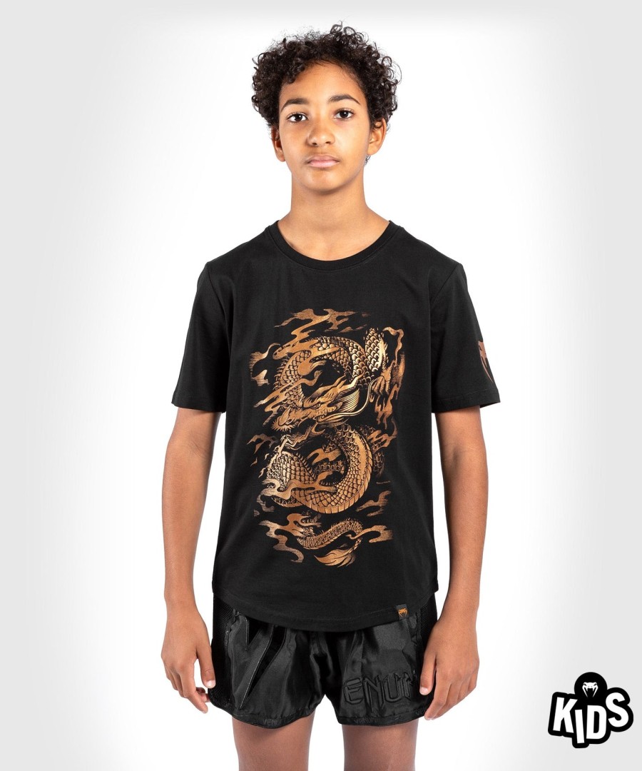 venum dragon flight lasten t-paita - mustapronssi