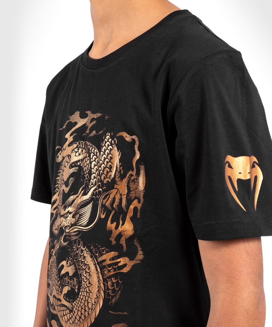 venum dragon flight lasten t-paita - mustapronssi