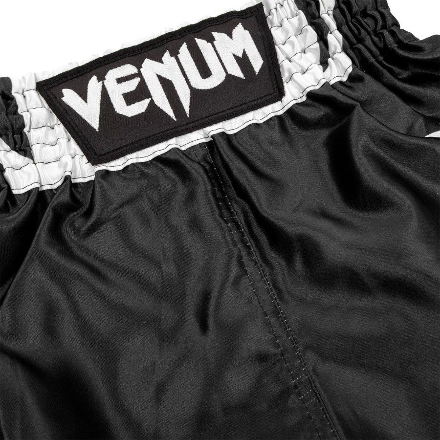 venum elite lasten nyrkkeilyshortsit - mustavalkoinen