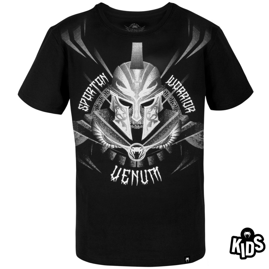 venum gladiator lasten t-paita - mustavalkoinen