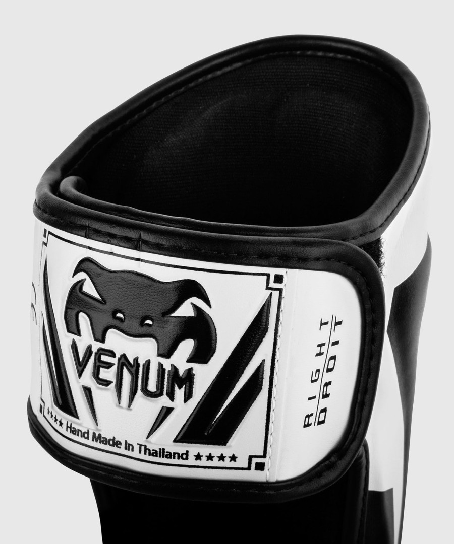 venum elite standup -säärisuojat - valkoinenmusta