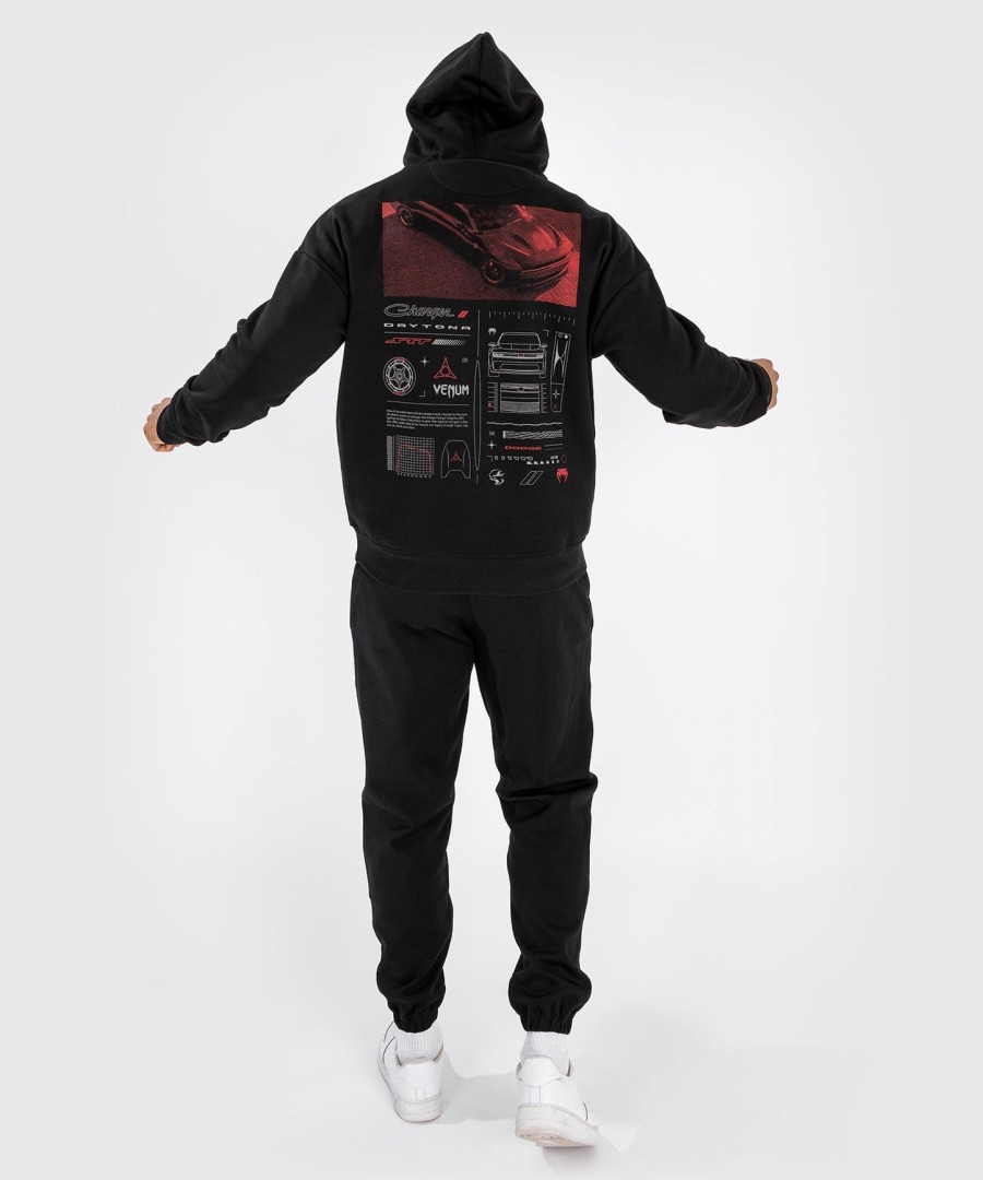 venum x dodge banshee unisex huppari printillä - musta