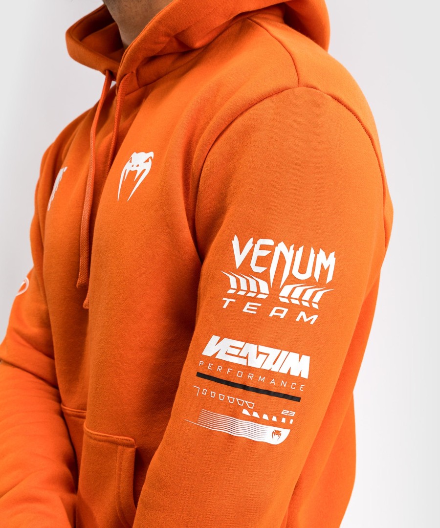 venum motorsport huppari - mandariini