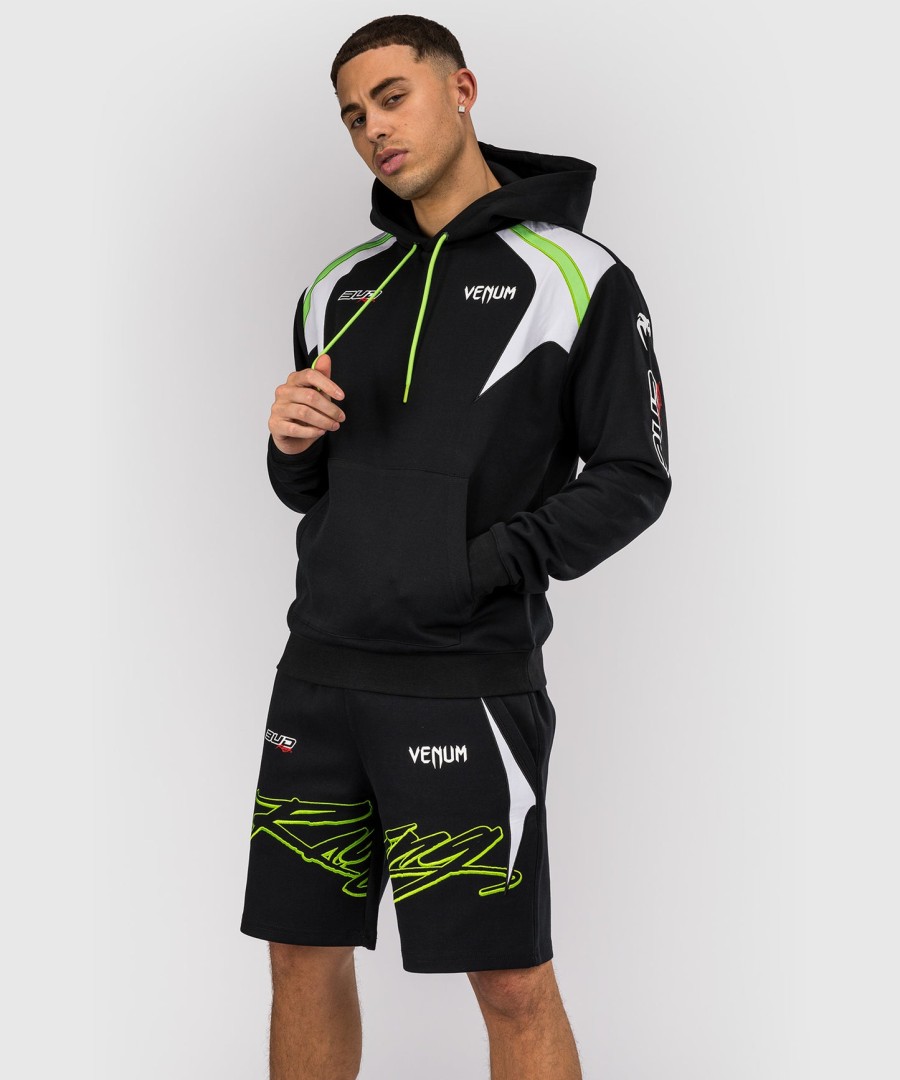 venum x bud racing miesten huppari - mustavalkoinenlime vihreä