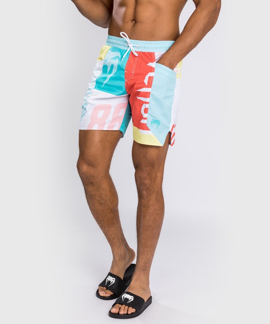 venum summer 88 surffishortsit - kirkkaansininenliekinpunainen