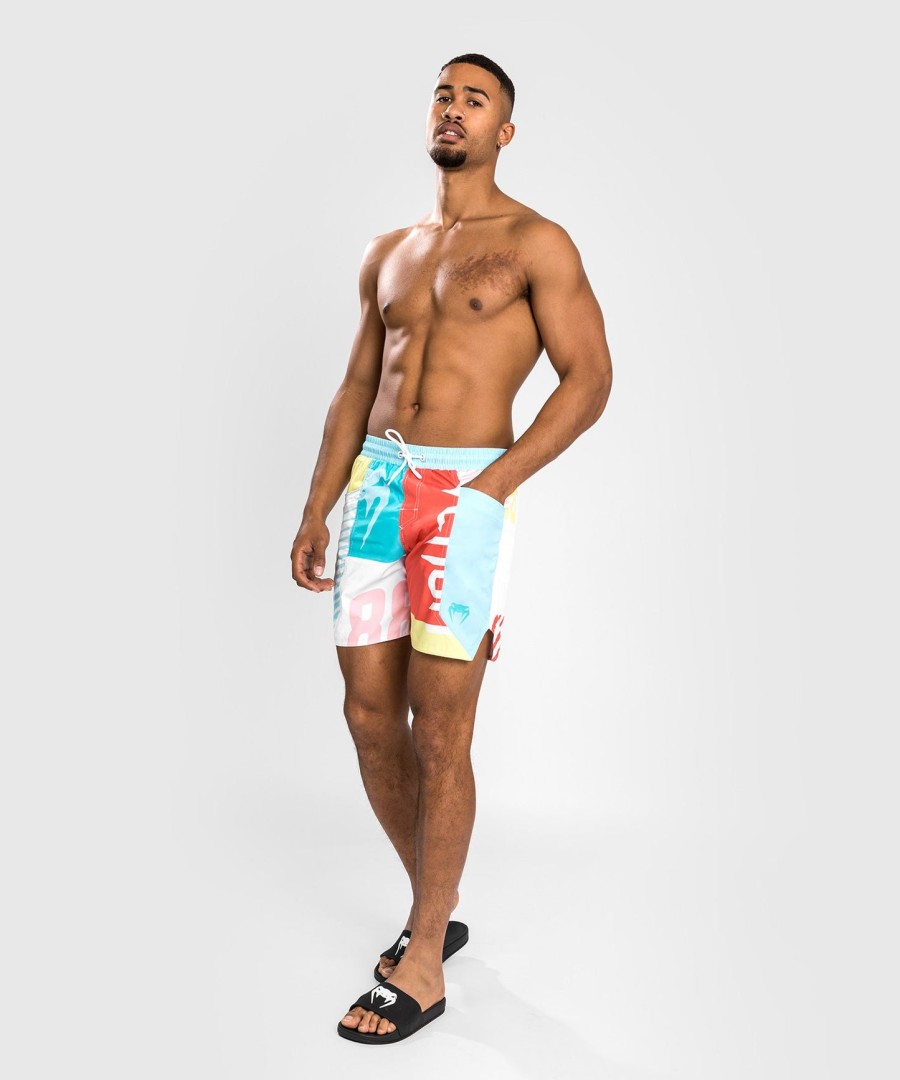 venum summer 88 surffishortsit - kirkkaansininenliekinpunainen