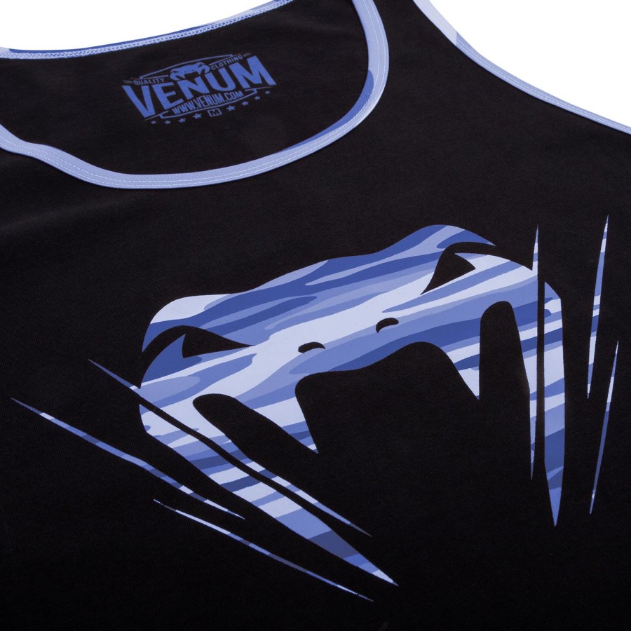 venum wave camo -toppi - mustasininen