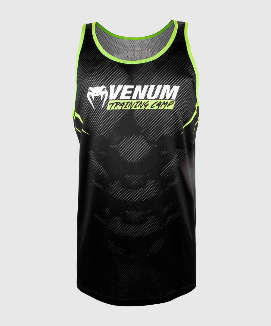 venum training camp 2.0 tank top - mustaneonkeltainen