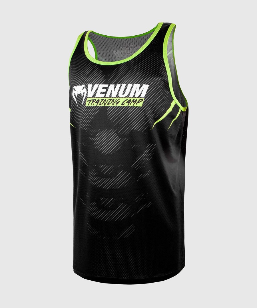 venum training camp 2.0 tank top - mustaneonkeltainen