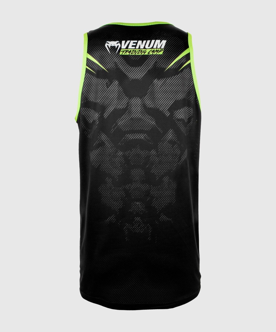 venum training camp 2.0 tank top - mustaneonkeltainen
