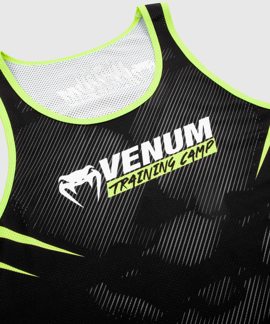 venum training camp 2.0 tank top - mustaneonkeltainen